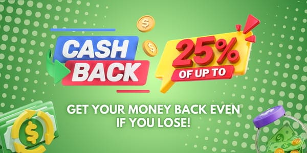 Live dealer lobby campaign banner with casino table imagery